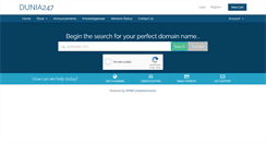 Desktop Screenshot of dunia247.net