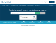 Tablet Screenshot of dunia247.net